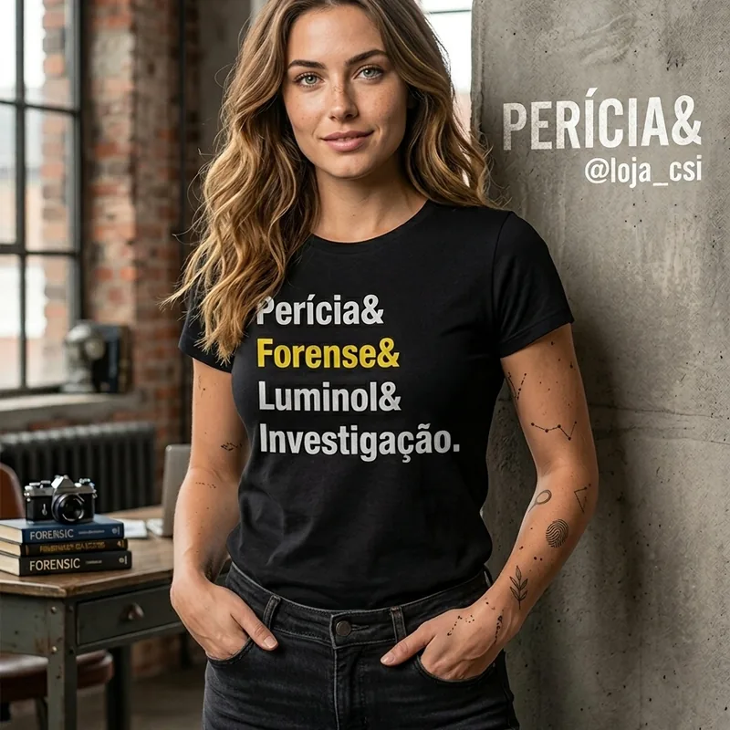 Camisa Perícia babylook